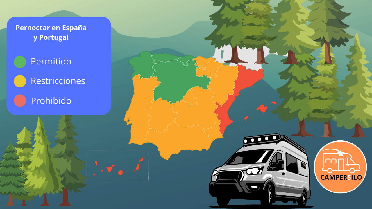 España: ¿Se puede pernoctar en camper o autocaravana?